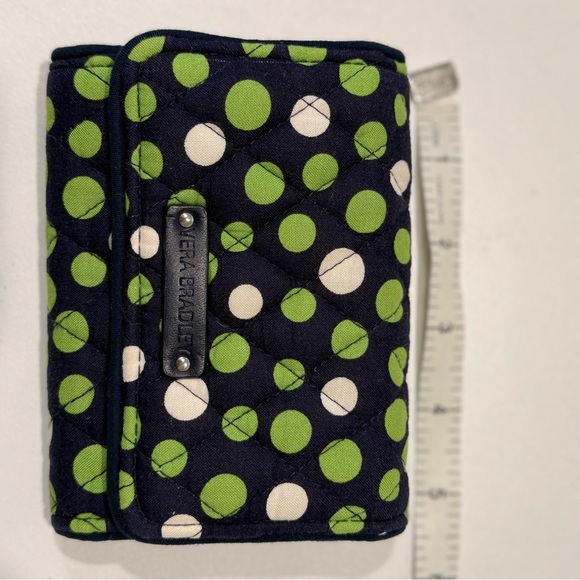 Vera Bradley Fabric Polka Dot Wallet NEW - Picture 3 of 7